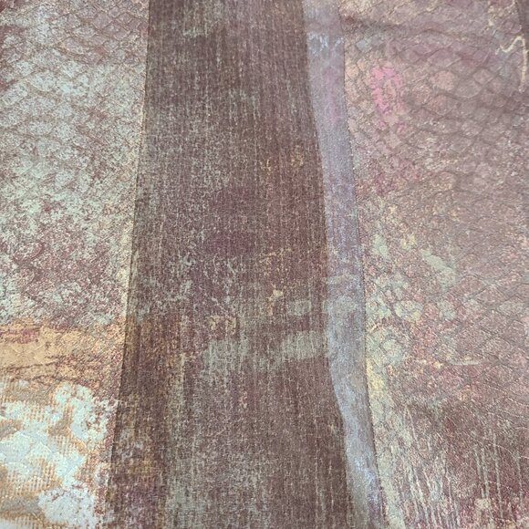 Chapel Hill Chocolate Madagascar Sheer Rod Pocket Curtains 2 Panels 63" Long - Picture 5 of 8